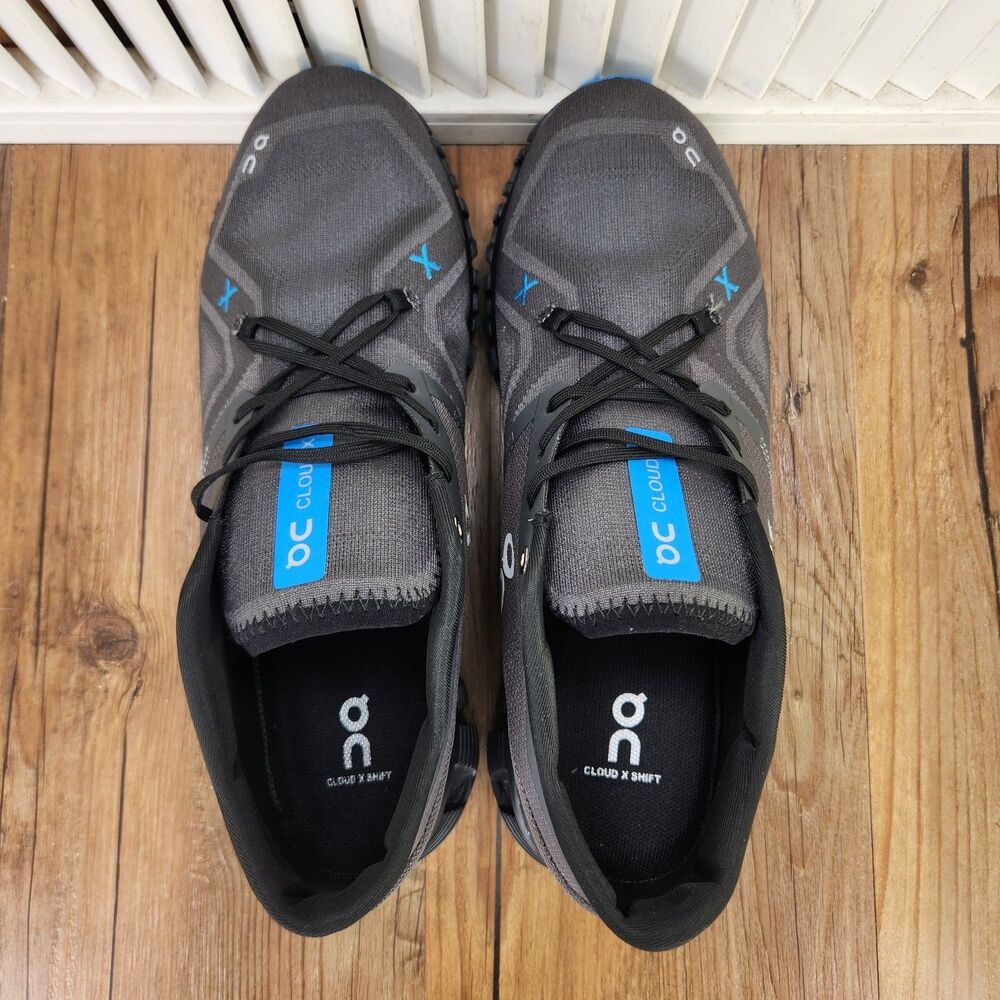 On Cloud X Magbetite Ash Running Shoes Mens Size 11 Black Blue Athletic 60.98703 - Picture 6 of 13